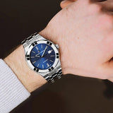  Shop Authentic Maurice Lacroix Aikon Automatic Blue Dial Silver Steel Strap Watch for Women - AI1807-SS002-430-1 - Luxxuri