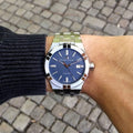  Shop Authentic Maurice Lacroix Aikon Automatic Blue Dial Silver Steel Strap Watch for Women - AI1807-SS002-430-1 - Luxxuri