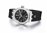  Shop Authentic Maurice Lacroix Aikon Automatic Chronograph Black Dial Black Leather Strap Watch for Men - AI1808-SS000-330-2 - Luxxuri