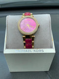  Shop Authentic Michael Kors Parker Pink Mother of Pearl Dial Two Tone Steel Strap Watch for Women - MK6490 - Luxxuri