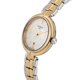  Shop Authentic Tissot Flamingo Mother of Pearl White Dial Two Tone Steel Strap Watch For Women - T094.210.22.111.01 - Luxxuri