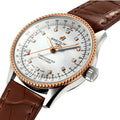  Shop Authentic Breitling Navitimer Automatic 38mm Leather Strap Mens Watch - A17325211G1P1 - Luxxuri