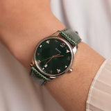  Shop Authentic Gucci G-Timeless Mother of Pearl Green Dial Green Leather Strap Watch For Women - YA1264042 - Luxxuri