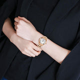  Shop Authentic Tissot T Wave Mother of Pearl Dial Rose Gold Steel Strap Watch For Women - T112.210.33.113.00 - Luxxuri