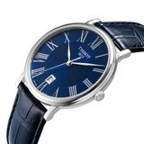  Shop Authentic Tissot Carson Premium Blue Dial Blue Leather Strap Watch For Men - T122.410.16.043.00 - Luxxuri