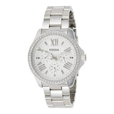  Shop Authentic Fossil Cecile Chronograph Silver Dial Silver Steel Strap Watch for Women - AM4481 - Luxxuri