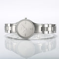  Shop Authentic Calvin Klein Simplicity Silver Dial Silver Steel Strap Watch for Women - K4323120 - Luxxuri