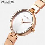  Shop Authentic Calvin Klein Authentic White Dial Rose Gold Steel Strap Watch for Women - K8G23646 - Luxxuri