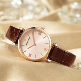  Shop Authentic Emporio Armani Classic Quartz Pink Dial Brown Leather Strap Watch For Women - AR1911 - Luxxuri