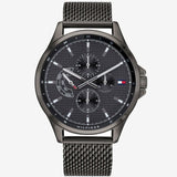  Shop Authentic Tommy Hilfiger Shawn Chronograph Quartz Grey Dial Grey Mesh Bracelet Watch for Men - 1791613 - Luxxuri