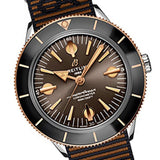  Shop Authentic Breitling Superocean Heritage '57 Outerknown Limited Edition Brown Dial Brown NATO Strap Watch for Men - U103701A1Q1W1 - Luxxuri