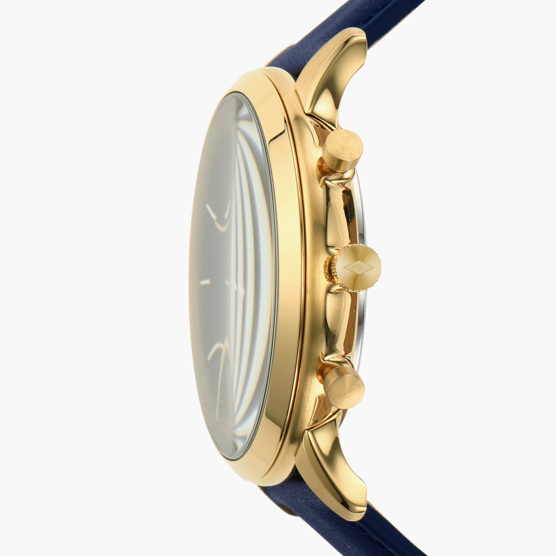  Shop Authentic Fossil Neutra Chronograph Blue Dial Blue Leather Strap Watch for Men - FS5790 - Luxxuri