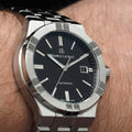  Shop Authentic Maurice Lacroix Aikon Automatic Black Dial Silver Steel Strap Watch for Men - AI1807-SS002-330-1 - Luxxuri