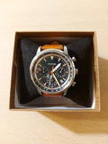 Shop Authentic Fossil Goodwin Chronograph Blue Dial Brown Leather Strap Watch for Men - FS5414 - Luxxuri
