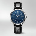  Shop Authentic IWC Portofino '150 Years Edition' Automatic Blue Dial Black Leather Strap Watch for Men - IW356518 - Luxxuri