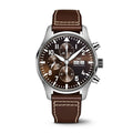  Shop Authentic IWC Pilot's Watch Chronograph Edition Brown Dial Brown Leather Strap Watch for Men - IW377713 - Luxxuri