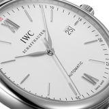  Shop Authentic IWC Portofino Automatic White Dial Silver Mesh Bracelet Watch for Men - IW356505 - Luxxuri