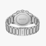  Shop Authentic Hugo Boss Dapper Chronograph Blue Dial Silver Steel Strap Watch For Men - 1513927 - Luxxuri