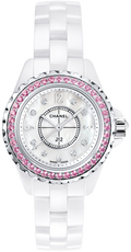  Shop Authentic Chanel J12 Quartz Diamonds Mother of Pearl White Dial White Steel Strap Watch for Women - J12 H3243 - Luxxuri