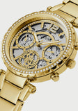  Shop Authentic Guess Solstice Diamonds Gold Dial Gold Steel Strap Watch for Women - GW0403L2 - Luxxuri