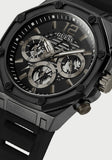  Shop Authentic Guess Momentum Black Dial Black Rubber Strap Watch for Men - GW0263G4 - Luxxuri