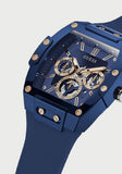  Shop Authentic Guess Phoenix Multifunction Blue Dial Blue Rubber Strap Watch for Men - GW0203G7 - Luxxuri