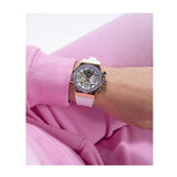  Shop Authentic Guess Fusion Chronograph White Dial White Leather Strap Watch For Women - GW0553L2 - Luxxuri