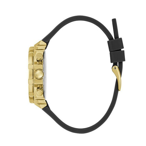  Shop Authentic Guess Fusion Chronograph Black Dial Black Leather Strap Watch For Women - GW0553L4 - Luxxuri