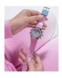  Shop Authentic Guess Fusion Chronograph Pink Dial Pink Leather Strap Watch for Women - GW0553L5 - Luxxuri
