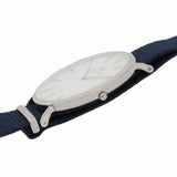  Shop Authentic Daniel Wellington Classic Bayswater White Dial Blue NATO Strap Watch For Men - DW00100276 - Luxxuri