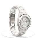  Shop Authentic Chanel J12 Quartz Diamonds White Dial White Steel Strap Watch for Women - J12 H5703 - Luxxuri