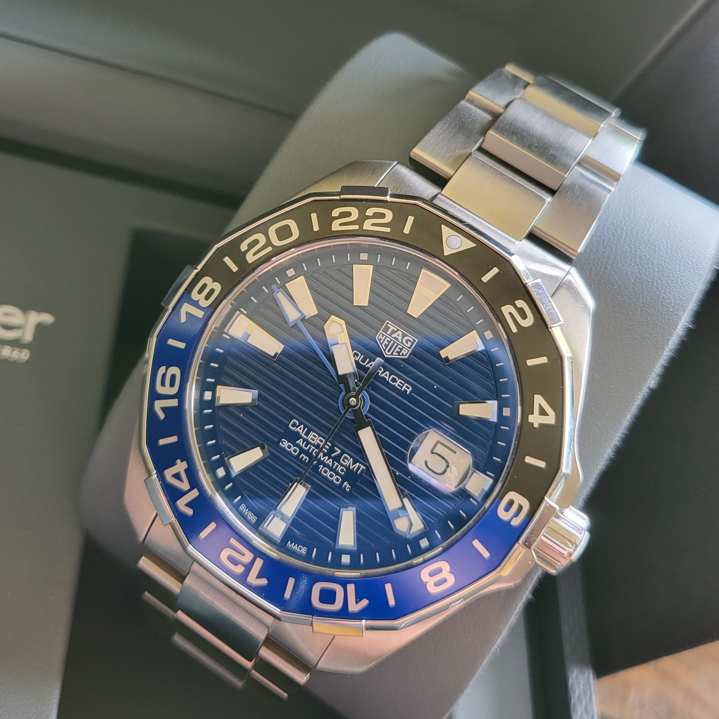 Tag Heuer Aquaracer Blue Dial Watch for Men - WAY201T.BA0927
