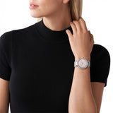  Shop Authentic Michael Kors Darci Analog Pink Dial Silver Mesh Bracelet Watch For Women - MK4518 - Luxxuri