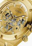  Shop Authentic Guess Continental Gold Dial Gold Steel Strap Watch For Men - GW0260G4 - Luxxuri