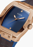  Shop Authentic Guess Phoenix Blue Dial Brown Leather Strap Watch for Men - GW0386G2 - Luxxuri