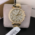  Shop Authentic Michael Kors Parker Gold Dial Gold Steel Strap Watch for Women - MK5856 - Luxxuri