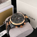 Shop Authentic Michael Kors Runway Chronograph Grey Dial Two Tone Steel Strap Unisex Watch - MK8189 - Luxxuri