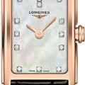  Shop Authentic Longines Dolcevita Diamonds Mother of Pearl White Dial Black Leather Strap Watch for Women - L5.258.8.87.0 - Luxxuri