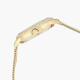  Shop Authentic Guess Chelsea Crystals Mother of Pearl White Dial Gold Mesh Bracelet Watch For Women - W0647L7 - Luxxuri