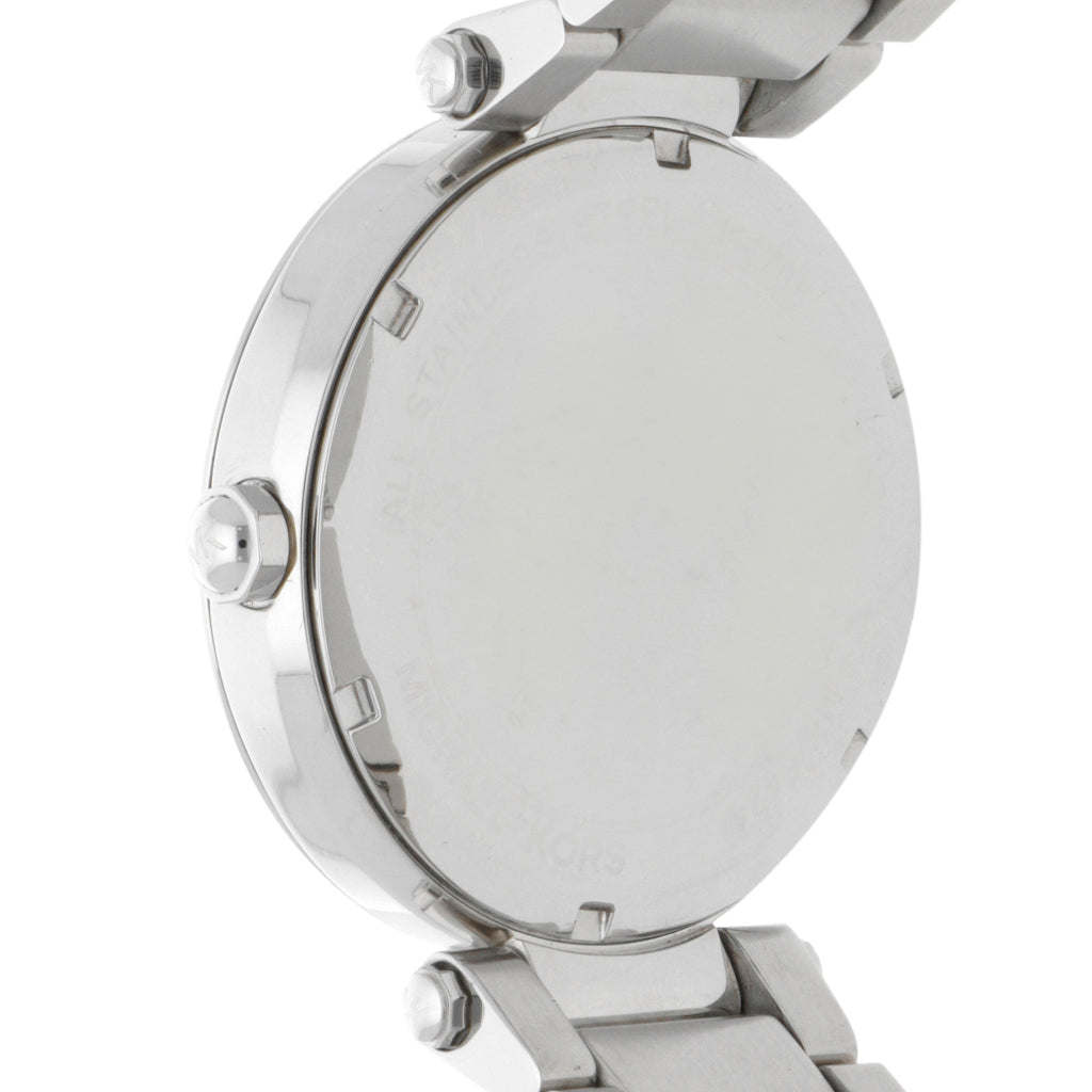  Shop Authentic Michael Kors Parker Mother of Pearl Silver Steel Strap Watch for Women - MK6424 - Luxxuri