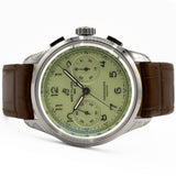  Shop Authentic Breitling Premier B09 Chronograph 40 Green Dial Brown Leather Strap Watch for Men - AB0930D31L1P1 - Luxxuri