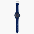  Shop Authentic Armani Exchange Outerbanks Chronograph Blue Dial Blue Silicone Strap Watch For Men - AX1327 - Luxxuri