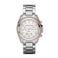  Shop Authentic Michael Kors Blair Chronograph Silver Dial Silver Steel Strap Watch for Women - MK5459 - Luxxuri