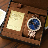  Shop Authentic Michael Kors Darci Blue Dial Gold Steel Strap Watch for Women - MK3406 - Luxxuri