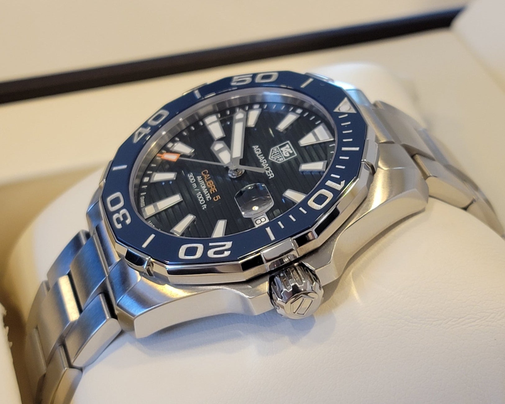 Tag Heuer Aquaracer Blue Dial Watch for Men - WAY211C.BA0928