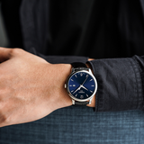  Shop Authentic Tissot T Classic Tradition Blue Dial Black Leather Strap Watch For Men - T063.610.16.047.00 - Luxxuri