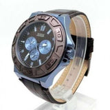  Shop Authentic Guess Force Quartz Brown Dial Brown Leather Strap Watch For Men - W0674G5 - Luxxuri
