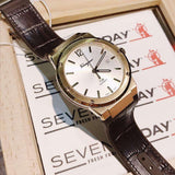  Shop Authentic Salvatore Ferragamo F-80 Classic White Dial Brown Leather Strap Watch for Men - SFDT00819 - Luxxuri