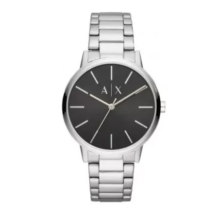  Shop Authentic Armani Exchange Cayde Analog Black Dial Silver Steel Strap Watch For Men - AX2700 - Luxxuri