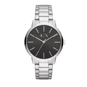  Shop Authentic Armani Exchange Cayde Analog Black Dial Silver Steel Strap Watch For Men - AX2700 - Luxxuri
